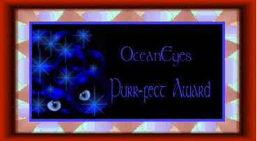 Oceaneyes -Purrfect award