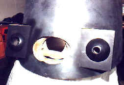 Ball and socket assembly front view